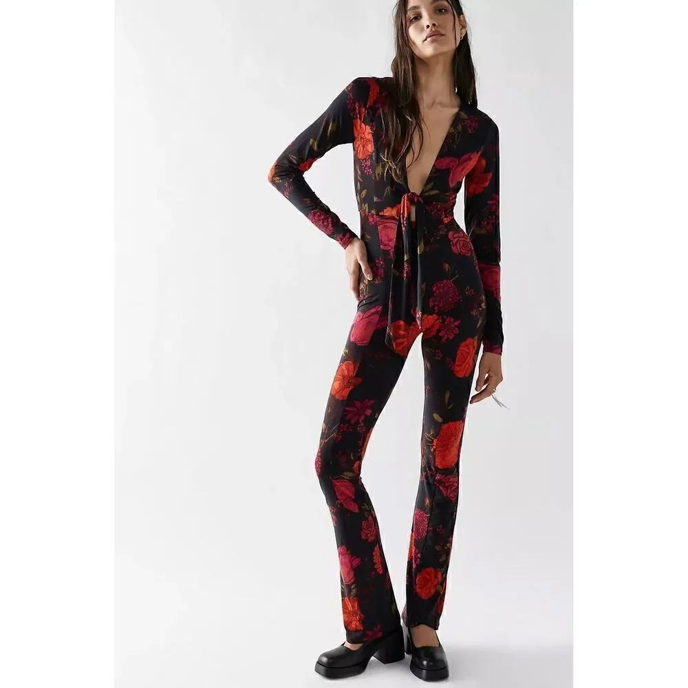Free People - Flora Printed Catsuit size L